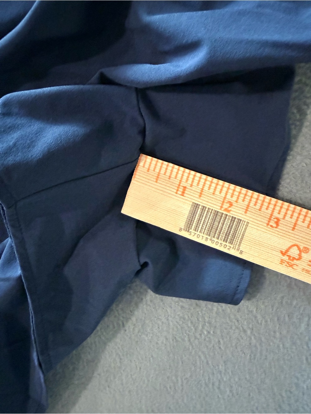 all in motion - Blue Smocked-Waist High-Rise Woven Athletic Shorts - Picture 11 of 13